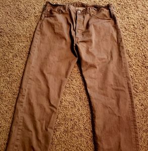Levi's 501 Tan men's jeans